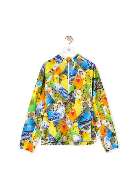 Loewe Parrots zip top in polyamide