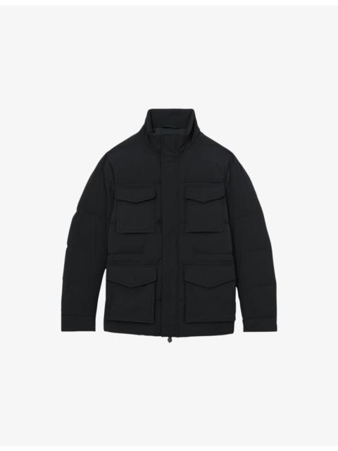 REISS Mercury Four-Pocket Shell Puffer Jacket