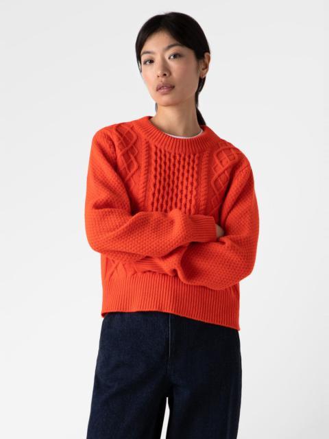 Sunspel Cable Knit Jumper