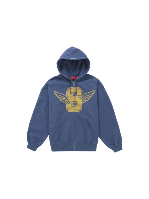 Supreme Supreme Wings Zip Up Hooded Sweatshirt Dark Blue