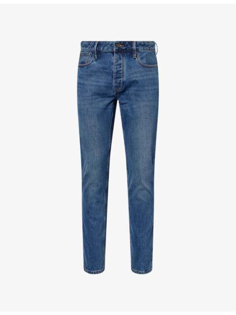 EMPORIO ARMANI J45 Slim-Fit Low-Rise Denim Jeans