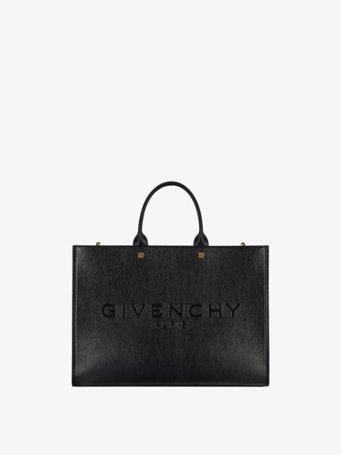 Givenchy MEDIUM G-TOTE SHOPPING BAG IN LEATHER