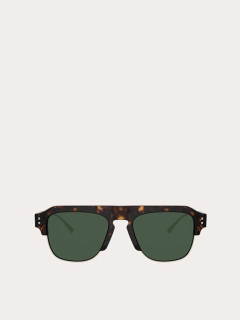 Valentino SQUARED ACETATE FRAME WITH VLOGO SIGNATURE