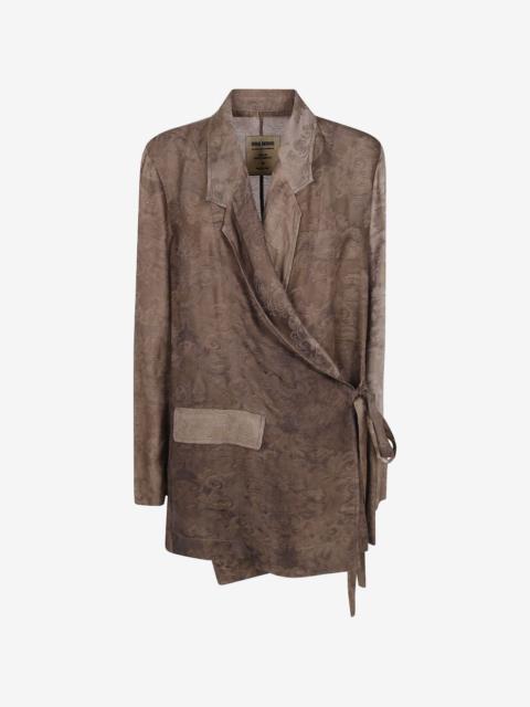 UMA WANG damask-pattern jacket