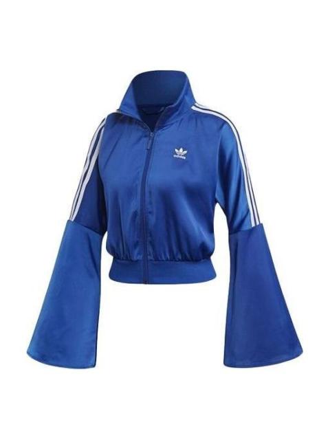 adidas (WMNS) adidas Satin Track Jacket 'Royal Blue' ED4772