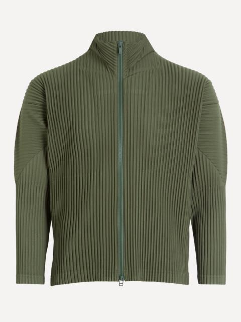 ISSEY MIYAKE COLOUR PLEATS 2 Pleated Zip Jacket