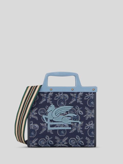Etro SMALL JACQUARD LOVE TROTTER BAG WITH APPLES
