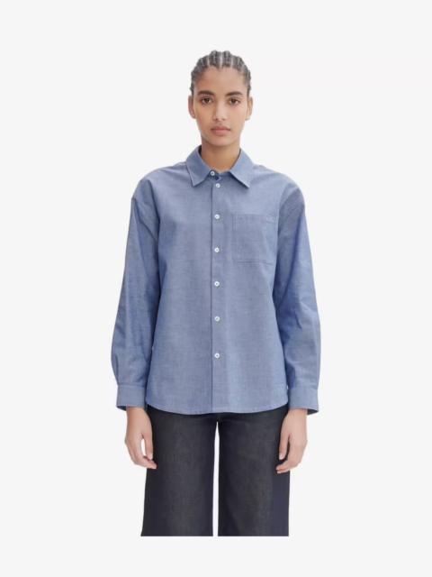 A.P.C. EMBROIDERED BOYFRIEND SHIRT