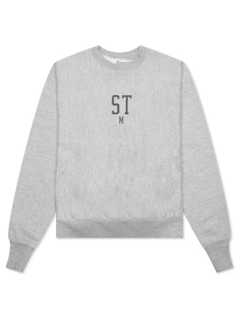 SAINT M×××××× STM CREW SWEATER - GREY