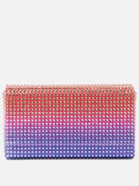 Amina Muaddi Super Amini Paloma Mini embellished clutch