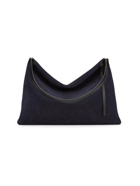 WANDLER Women's Penelope Leather Tote Bag - Orion Suede Black