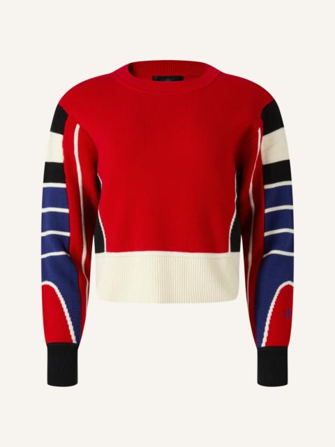 PERFECT MOMENT Merino Wool Racer Sweater
