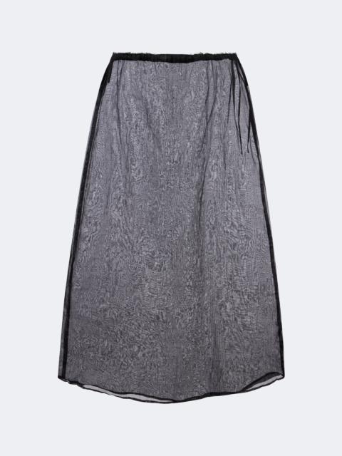 Prada Cotton organdy midi skirt