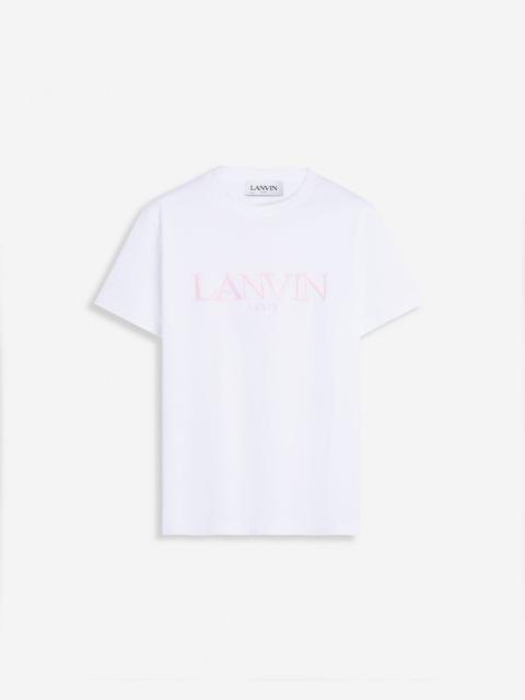 Lanvin LANVIN EMBROIDERED CLASSIC T-SHIRT