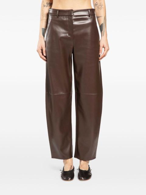 'S Max Mara faux-leather trousers