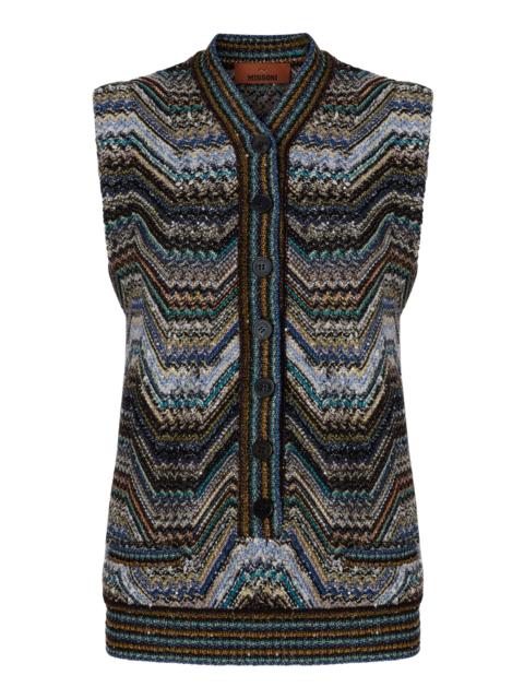 Missoni Serafino Caperdoni-Knit Vest multi