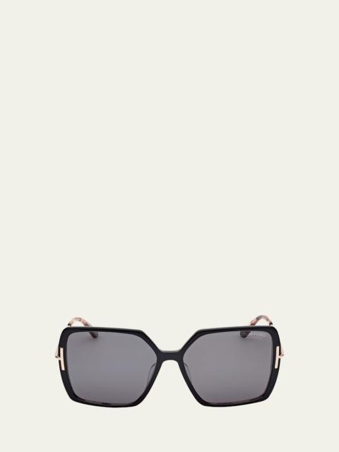 TOM FORD Joanna Acetate Butterfly Sunglasses