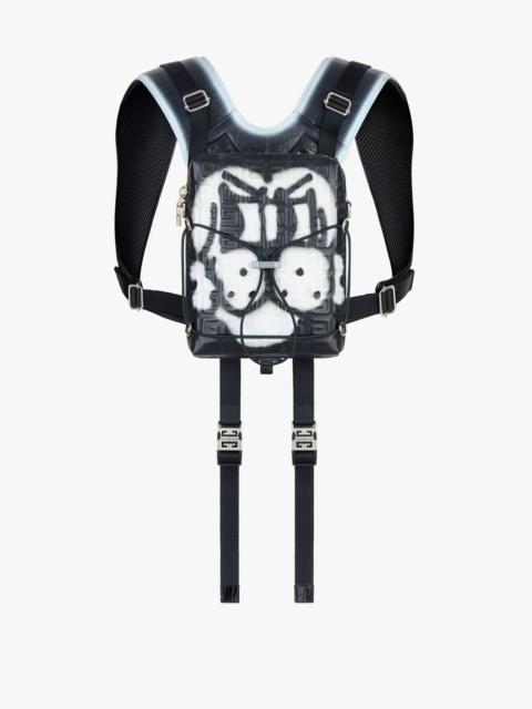 Givenchy VENTURE BACKPACK IN LEATHER WITH TAG EFFECT PRINTS