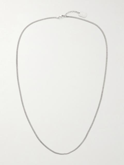 SAINT LAURENT Silver-Tone Chain Necklace