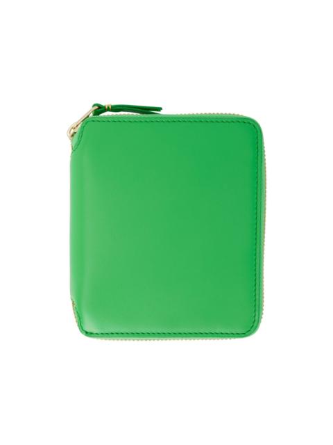 Comme Des Garçons Green Classic Print Wallet