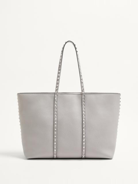 Valentino VALENTINO GARAVANI ROCKSTUD SHOPPING BAG IN GRAINY CALFSKIN