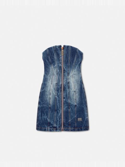 VERSACE JEANS COUTURE Denim Mini Dress