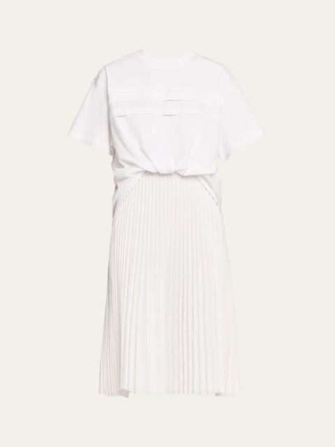 3.1 Phillip Lim French-Tuck T-Shirt Combo Dress