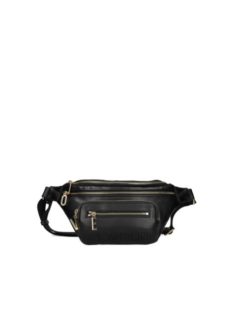 Moschino zip-charm belt bag