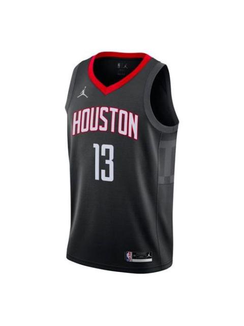 Jordan Air Jordan NBA SW Fan Edition 20-21 Season houston rockets LeBron James 13 Sports Basketball Jersey 