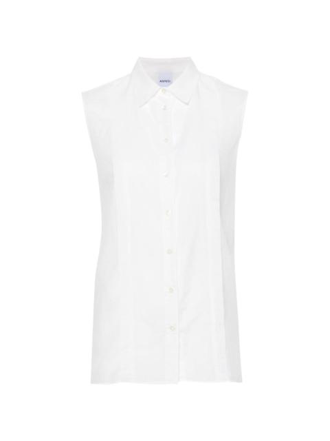 Aspesi sleeveless button-up shirt