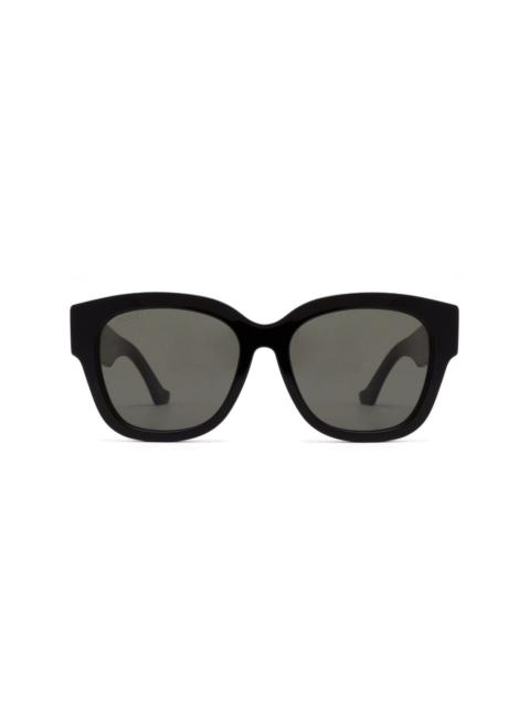 GUCCI Double G wayfarer-frame sunglasses