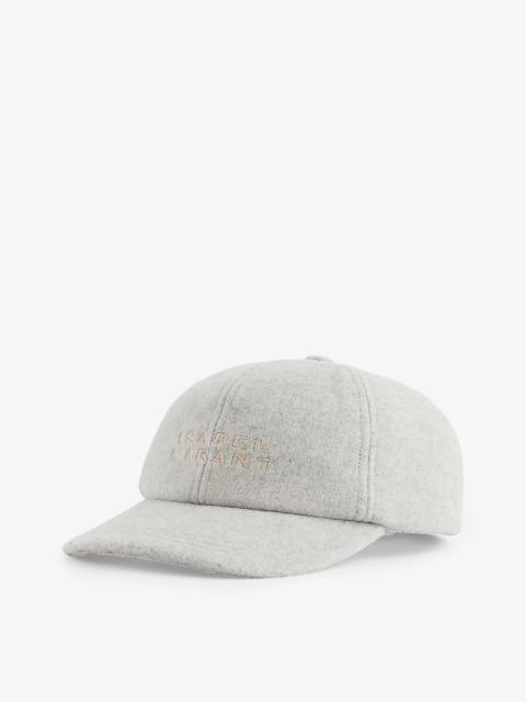 Tyron brand-embroidered wool-blend cap