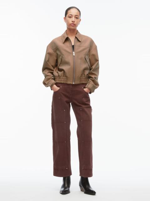 3.1 Phillip Lim Houndtooth Tweed Harrington Jacket
