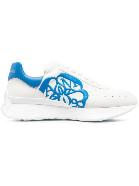 Alexander McQueen Alexander McQueen Sprint Runner White Cerulean Blue
