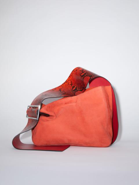 Acne Studios Nubuck shoulder bag - Red/red
