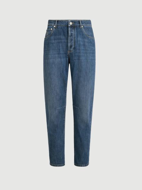 Brunello Cucinelli Lightweight denim five-pocket trousers