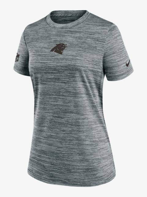 Nike Carolina Panthers Sideline Team Issue Velocity Women's Nike Dri-FIT NFL T-Shirt