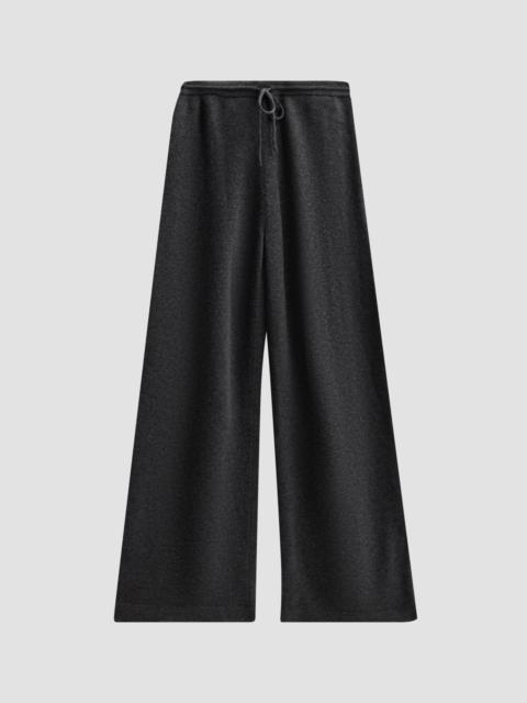 Theory Women's Cashmere Track Pants - Charcoal Melange
