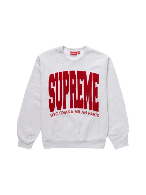 Supreme Supreme Cities Arc Crewneck Ash Grey