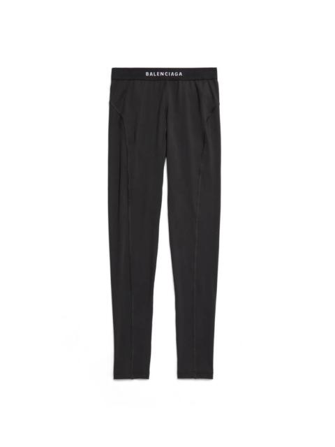 BALENCIAGA Women's Athletic Leggings in Black