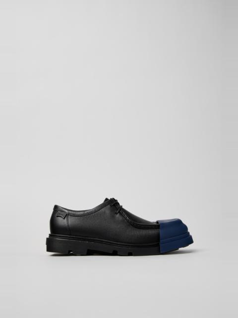 CAMPER Junction Black Leather Shoes for Women.