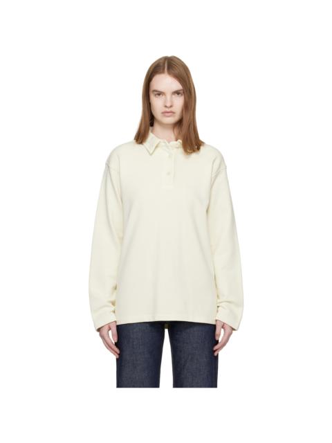 A.P.C. Navy Long-Sleeve Polo