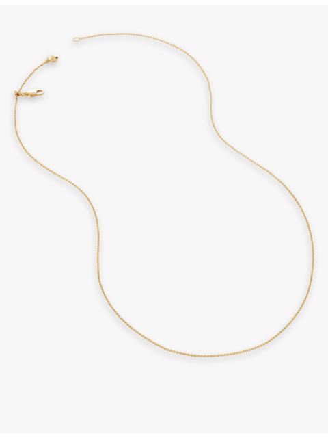 MONICA VINADER Fine 18ct yellow gold-plated vermeil sterling-silver chain necklace