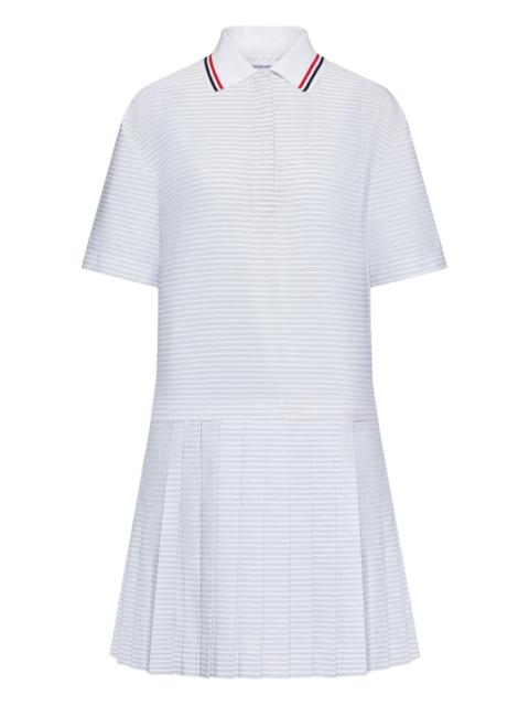 Thom Browne Mini Length Pleated Bottom Dress