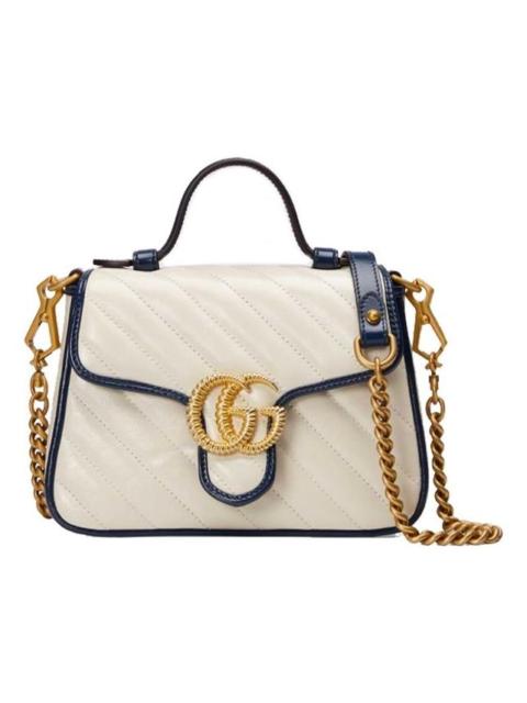 GUCCI GG Marmont mini top handle bag