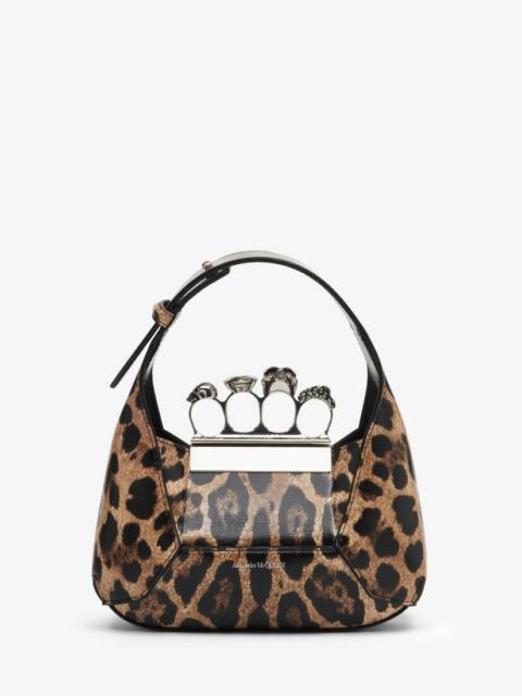 Alexander McQueen Pastel yellow leather mini Jewellered Hobo