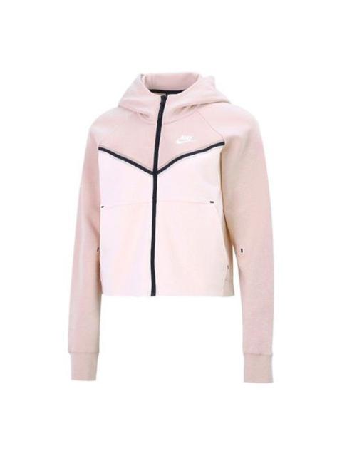 (WMNS) Nike Casual Sports Hooded Jacket 'Pink' CW4299-601