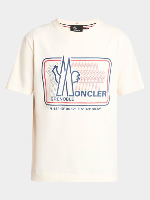 Moncler Men's Mountain Logo T-Shirt