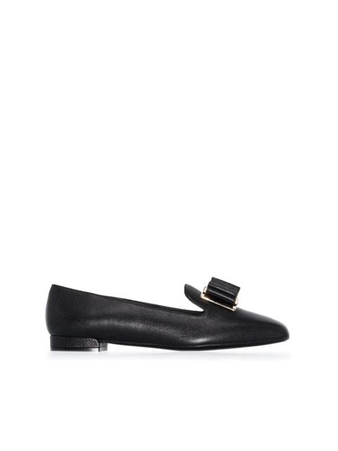 FERRAGAMO Zaneta double-bow moccasins