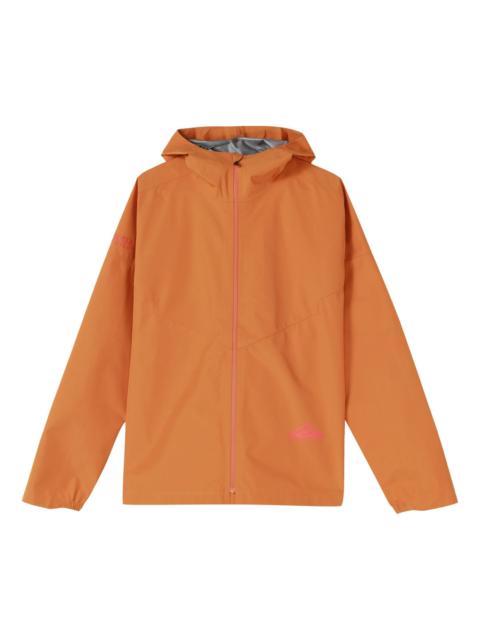 Men's Nike Trail Series Gore-Tex Solid Color Micro Mark Logo Printing Zipper Hooded Jacket Light Cur